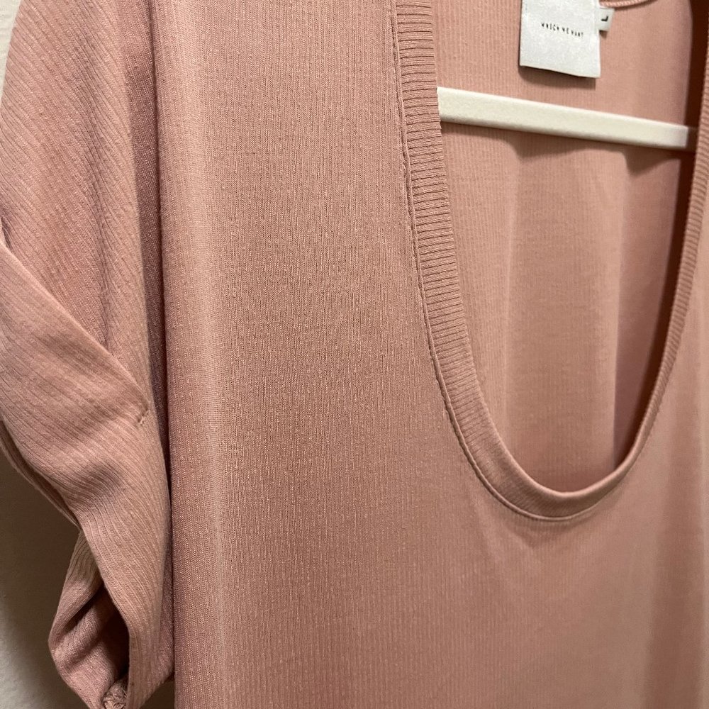 Which We Want Blush Pink Tee, Size Large